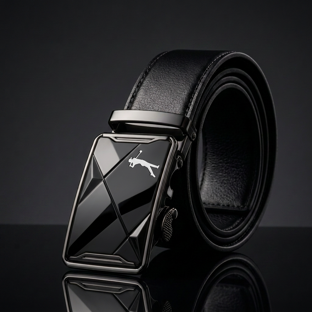 Ratchet Leather Belt